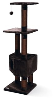 Beeztees Figado, Katzen Kratzbaum, braun, 40x40x135 cm