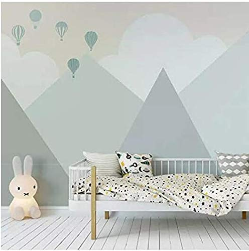 Fototapete Tapete Wanddeko Home Decor-Nordic Junge Schlafzimmer Tapete Kinderzimmer Tapete Mädchen Zimmer Cartoon Hintergrund Wanddekoration Benutzerdefinierte Mural Papier 250 Cm X 175 Cm (98,4 By 68