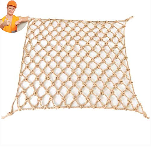 Rope Netting Heavy Duty Safety Net Child Safety Net Weave Hemp Rope Ceiling Net Stair Protection Climbing Net Trailer Netting For Outdoor Patio Balcony Safety Rope Net for Kids ( Size : 2*3m(7*10ft) )