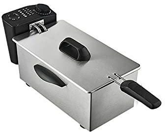 Friteuse, Friteuse électrique, Mini Friteuse électrique Domestique, Température Constante Automatique,3.5L