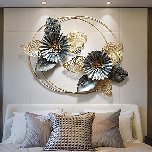 Moderne Abstrakte Handgefertigte Wanddeko Metall,Metall Wandkunst Wandbild Metallbild,Große Wandskulptur Zum Aufhängen Dekorativ,Kreatives Zuhause Wohnzimmer Eingang Eisenskulptur ( Size : 128X85cm )
