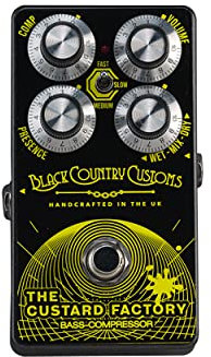 Laney - Black Country Customs The Custard Factory Compressor Boutique Bass Effect Pedal, (BCC-TCF) Bass guitar compressor pedal