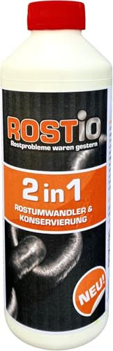 Rostio 2 in 1 Rostumwandler & Konservierung | Hohlraum-Wachs | Rostschutz | Korrosionsschutz | Hohlraumkonservierung | Hohlraumversiegelung