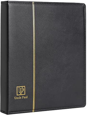 Münzwährungssammlerhändler Album, 4 Ringbinder, großes Speicherbuch, Papiergeldwährungskollektionsinhaber, für Standard 3 Ring, 9 Ring Binder Seiten BU04