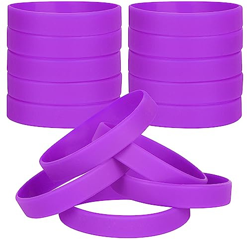 LVNRIDS Pulseras de silicona para niño, pulsera elástica de goma para fiestas deportivas por niños niñas