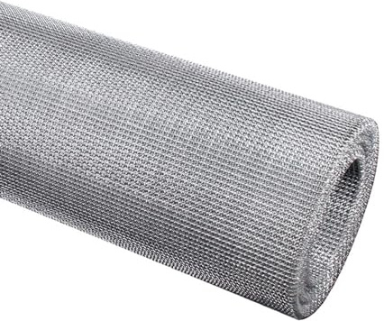 Yoeoefuo Drahtgitter Edelstahl Gitter 6Mesh Feinmaschig Metallgitter 1x5m 1x10m 1x15m 304 Edelstahl Metall Gitter Maschensieb Kellerfenster Gitter Mückenschutz Fliegennetz Drahtgeflecht(Size:1x1m)