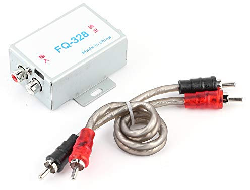 Natudeco Auto-Stereo-Audiofilter, 12 V, Geräuschisolierung, Unterdrücker, Reduzierer, Kfz-Elektronikzubehör für Verstärker, Lautsprecher