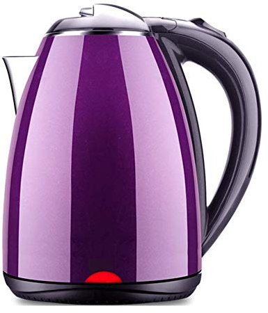 -Kitchen Electric Kettle 2L Capacity with Fast Boiling Led Indicator,Bpa Free,1500W with 360°Cordless Pirouette Base Kettles, Finish Auto Shut Off Overheating Protection/Purple