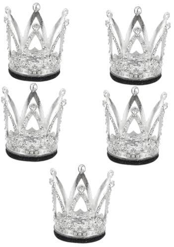 SOLUSTRE 5stücke Krone Helm Dekoration Aus Strass Für Ski Und Motorradhelme Silberne Krone Mit Starkem Kleber Installieren Leicht Und Langlebig Für Glamouröse Outdoor-aktivitäten