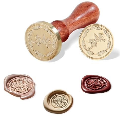 Custom Wax Seal Stamp - Create Your Own Design, Logo, or Picture | Perfect for Wedding Invitations, Wine Decoration, Envelopes, Christmas Gifts, and Graduation Keepsakes
