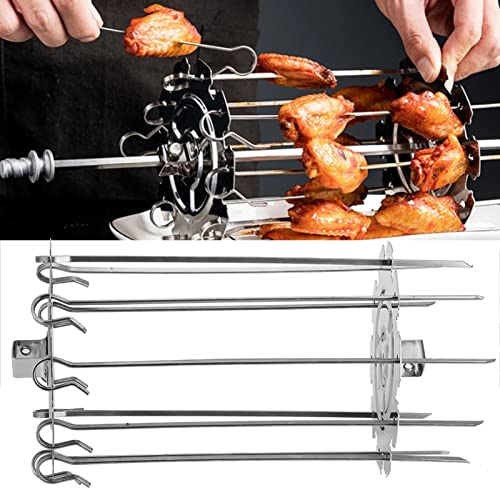 BBQ Spieße 304 Edelstahl Fleisch Rotisserie BBQ Spieß BBQ Grill Werkzeuge Elektrische Ofen Zubehör Spieß Spieße Metall BBQ Spieße