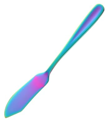 LIFKOME Couteau à Beurre Acier Inoxydable Coupeur Polyvalent pour Fromage Confiture Ustensile de Cuisine Élégant