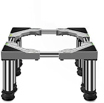 Base de meuble réglable pour machine à laver, sèche-linge, réfrigérateur et climatiseur – Tapis anti-vibrations de 20,1 cm de hauteur pour lave-vaisselle et machine à glaçons