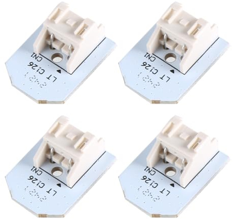 jojnsha Bulbo Impermeabile A LED da 4 Pc per WR55X11132 WR55x25754 No-Include Plastomer Copertura Lampadina Sostituzione