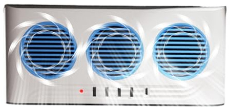 Genérico Ventilador Solar para Coche | Purificador de Aire con Luz y Salidas | Ventilador de Ventanilla para Vehículo - para Autocaravana Camión Carretera SUV Furgoneta Viajes Largas
