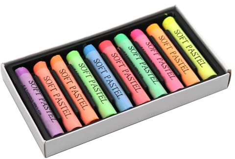 Paintersisters Softpastell Kreiden NEON, 10 Farben Künstlerqualität