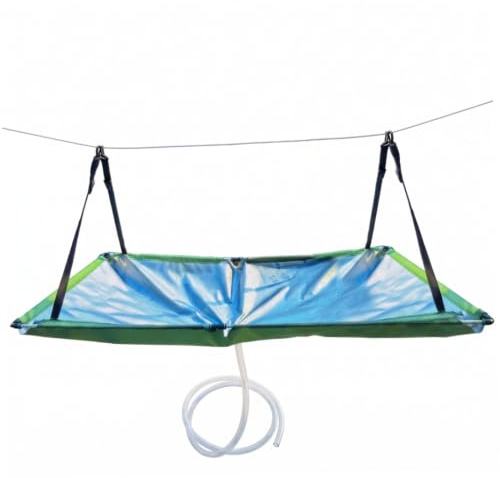 Regnsamlare med filter och slang, regnfångare, regnvattensamlare utomhus för trädgård, växthus, gräsmatta, balkong, camping
