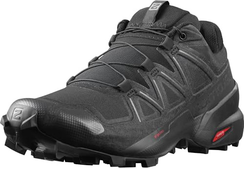 Salomon Men's Speedcross Trail Running Shoes, Black Black Phantom, 9.5 UK