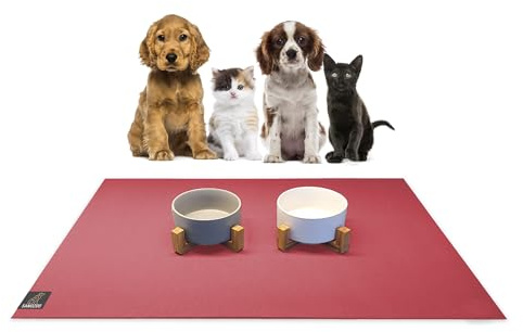 SANOZOO® - Napfunterlage, Öko-Tex, 60 x 90 cm Rot