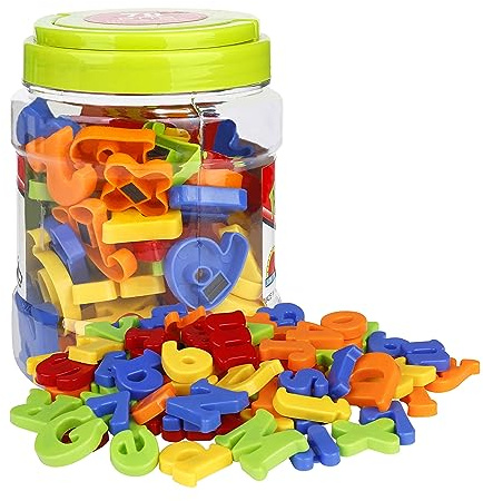 Magnetische Buchstaben Alphabet Magnete Nummer Spielzeug Lernspielzeug Fridge Stickers für Kinder Junge Mädchen 78 Stücke