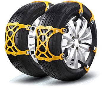 Areyourshop Lot de 6 chaînes de pneu antidérapantes et solides pour pneus de voiture SUV