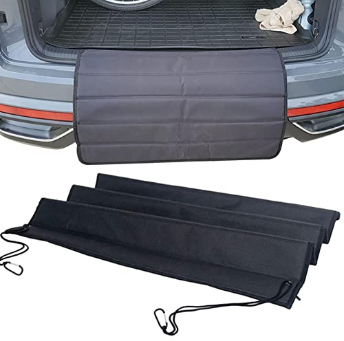 Protection pour seuil Chargement arrière | Tapis antidérapant | Protection Pare-Chocs pour Voiture | Sol Cargo Liner Protection Coffre | Accessoires Voiture Rayures