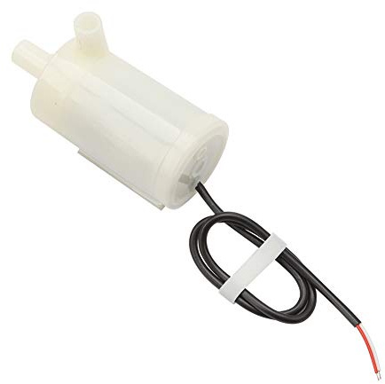 Tomotato Mini Pompe à Eau pour Aquarium, Mini Pompe Submersible Horizontale à Faible Bruit pour Fontaines Horizontales Amphibies Mini Submersibles, DC 3V/5V/6V