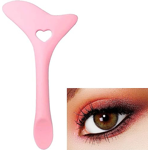 Eyeliner-Führungsschablone, Flexible Eyeliner-Vorlage, Schablonenformer, Beauty-Tools, für schnelles Augen-Make-up Flexibler Eyeliner-Schablonen-Make-up (Pink)