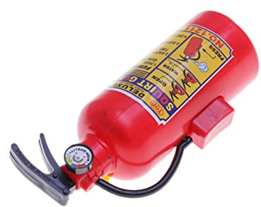 SAFIGLE Extintor De Juguete Extintor De Incendios De Juguete Juguetes De Bombero Divertido Juguete De Remojo Extintor De Incendios De Simulación Exterior Pequeña De Agua Rojo