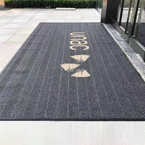 HARVEST HOUSE Personalisiert Kommerzielle Fußmatte Selbst Gestalten - Fußabtreter mit Logo und Text Bedrucken - rutschfest