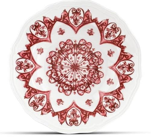Babele Rosso Piatto Fondo Richard Ginori - 24 cm