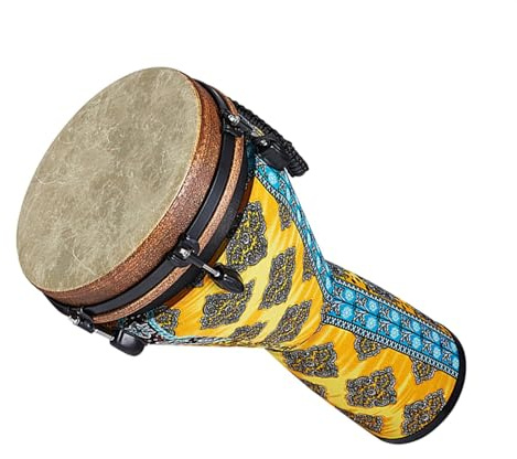 Djembe Trommel 12-Zoll-afrikanische Trommel Aus Kohlefaserkörper Für Erwachsene, Professionelles Afrikanisches Trommelinstrument, Volkstrommel