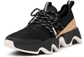 Sorel Kinetic Impact II Lace, Zapatillas de Invierno Mujer, Black, Honest Beige, 41 EU