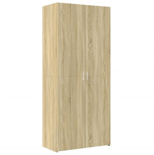vidaXL Highboard Sonoma Oak 80x42,5x185 cm Engineered Wood