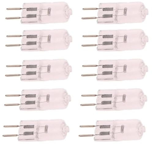 DLEDMOP Halogen Bulbs GY6.35 Clear Dimmable T4 12V GY6.35 JC 35 Watt 12 Volt Halogen Light Bulb Lighting Kitchen Bathroom Mirror Fixture gy6.35 20W 10PCS