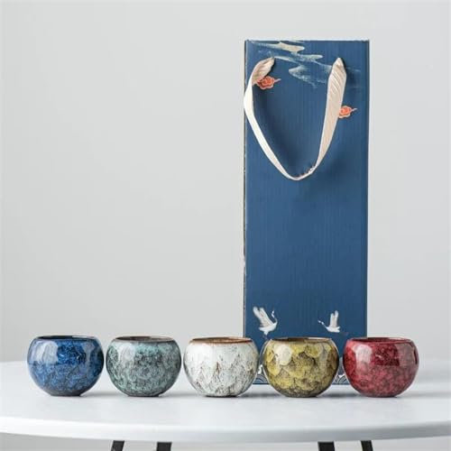 CHFYIJYHM Tea kettle New Dragon Egg Kiln Change Cup Home Ceramic Tea Set Master Sample Tea Cup Home Chinese Kung Fu Tea Bowl Office Business Gift Box Teapot, Onesize
