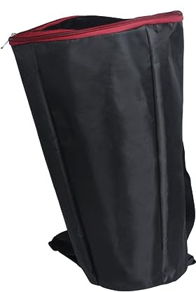 CIMAXIC Djembe-tasche Gigbag Rucksack Aus Wasserdichtem Material Afrikanische Trommeln Mit Reißverschlussabdeckung Zum Schutz Vor Wasser Schwarz
