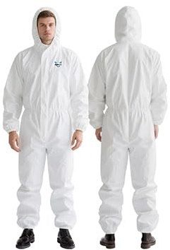 VigiFront Combinaison Jetable, Combinaison Peinture Jetable, 7 options de tailles, avec poignets, chevilles et capuche élastiques