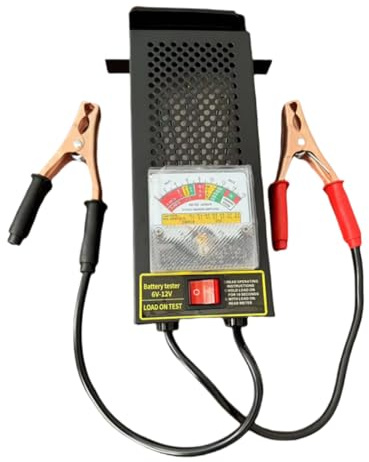 Probador De Batería De Automóvil - Tester De Carga De Batería De 12V | Tester Del 12-V-Charging-Cranyy | Analizador De Diagnóstico De Alternador De Capacidad De Carga De 1000 CCA Para Motocicl
