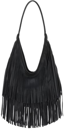 EVEOUT Borsa Tote da Donna in Ecopelle con Frange Elegante Stile Western Borsa Spalla con Nappe per Quotidiano