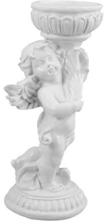 SOLUSTRE Roman Column Pedestal Stand Resin Decorative Sculpture Base for Sphere Display Lightweight Artistic Ornament for Home Wedding Office Decor Easy to Clean and