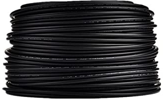 NZBZMBTTVF Câble photovoltaïque 6mm2 4mm2 câble Solaire 2.5mm2 / Tuv Câble, utilisé for la Connexion de Panneau photovoltaïque, Noir, Rouge, XLPE Gaine Fils et câbles(Black,20M_AWG11-4MM2)