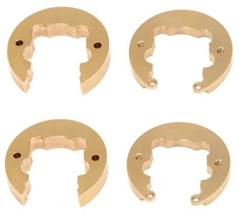 Contrepoids de Roue en Laiton for Voiture sur chenilles Cross RC AT4 JT4 1/10, pièces et Accessoires de Mise à Niveau
