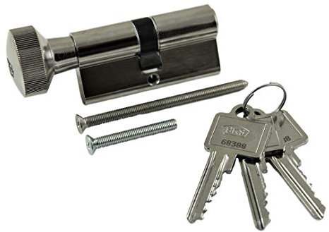 BKS Profil - Knaufzylinder PZ 8806 Baulänge: (Schließseite) 31/60 (30/60) (Knaufseite) auch Gleichschließend möglich (Hinweistext beachten !)
