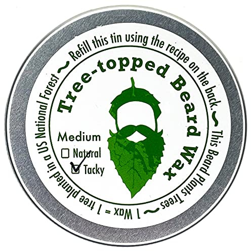 Green Beard Grmng Tree-Topped Beard Wax (2oz.) Medium Tacky - from