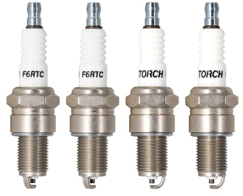 TORCH 4pcs F6RTC Zündkerze Ersetzen für NGK 7822/6634/BPR6ES, für 995/WR6DC 7900/WR7DC, für RN9YC RN10YC RN11YC Zündkerze, für 3047/W20EPR-U/VW20, für MTD 951-10292 751-10292 TORCH 131-039