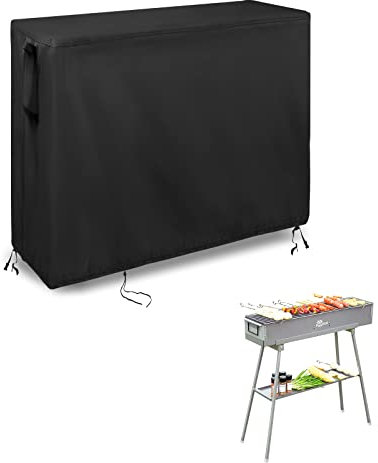 Guisong Outdoor-Abdeckung für Holzkohlegrill, wasserdichte Abdeckung für BBQ/Grill/Tragbar/Grillgrill/Outdoor-Grillplatte