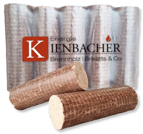 10 kg Nestro Brikett im Paket TOP Hartholzbriketts aus Buche/Eiche Kamin Ofen Heizen Holz Gluthalter Brennholz Ofenbriketts Kaminbriketts Premium Öko Holzbriketts (1 x 10 kg) | Energie Kienbacher