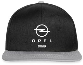 Spreadshirt Opel Logo Weißer Schriftzug Snapback Cap