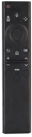 Röstfjärrkontroll, 01386D Ersättnings Smart TV Röstfjärrkontroll för QN55Q80AAFXZA Neo QLED, Ramen och Crystal UHD-serien, 2 X AAA-batterier (ingår ej)
